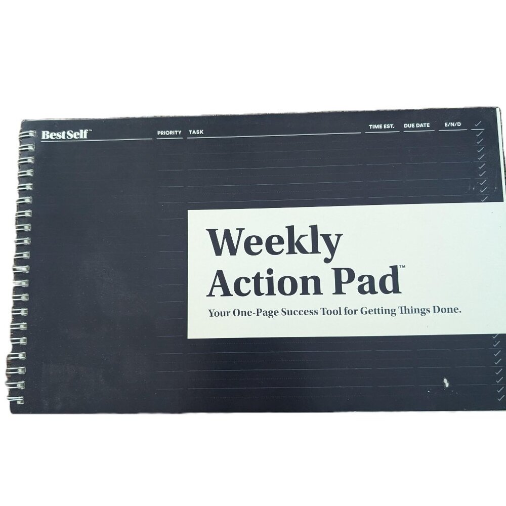 Best Self Weekly Action Plan and Project Action Plan